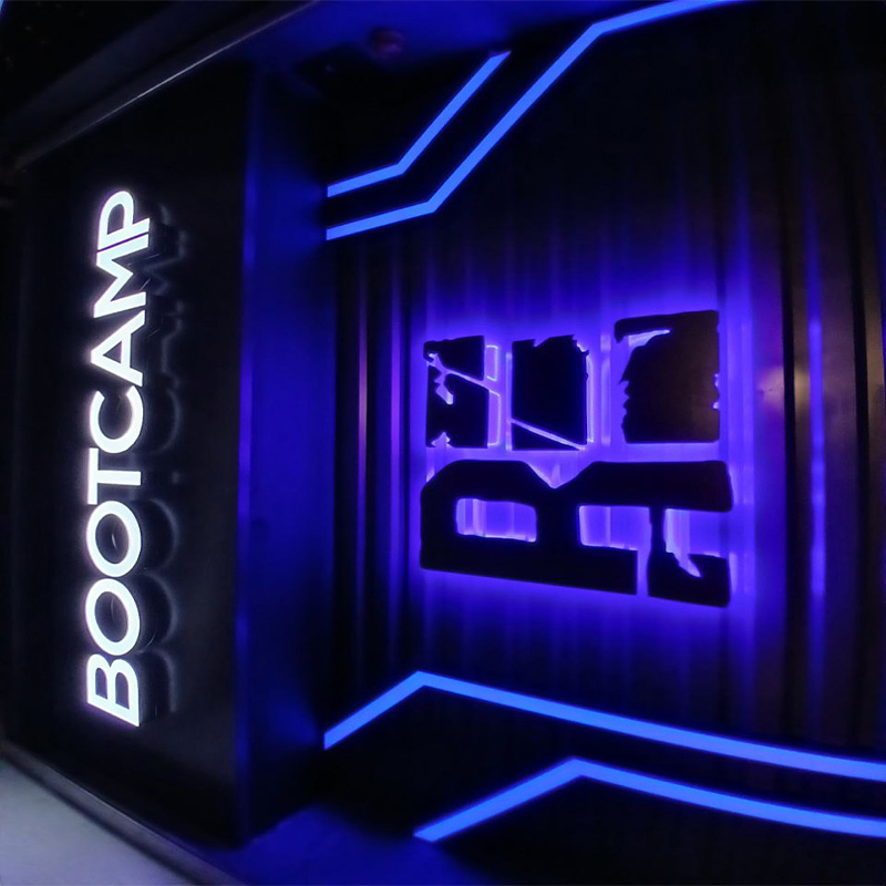 Световые буквы для фитнес-клуба REBOOT Световые буквы для фитнес-клуба REBOOT