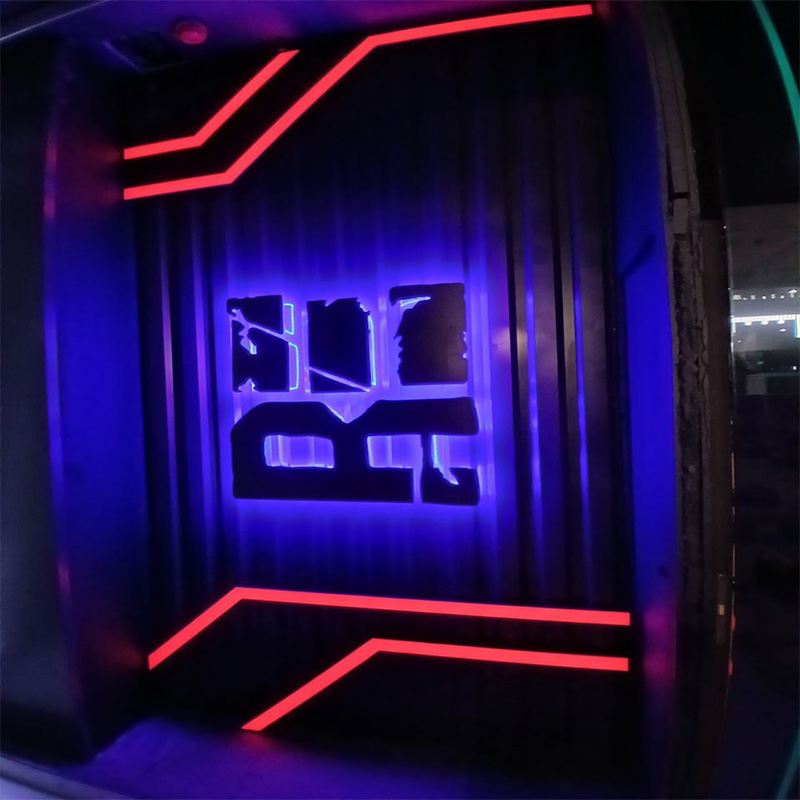 Световые буквы для фитнес-клуба REBOOT Световые буквы для фитнес-клуба REBOOT