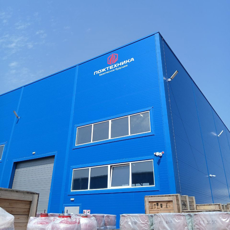 Наклейка плёнки для компании «Пожтехника» в г. Осеево Наклейка плёнки для компании «Пожтехника» в г. Осеево